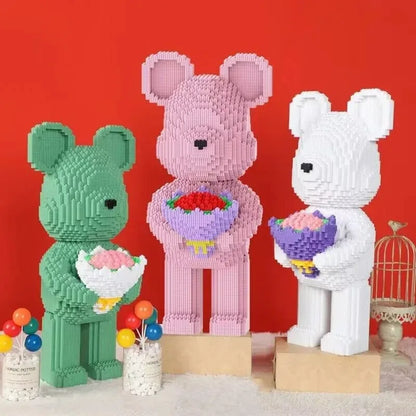 Estrelik™ | 3800 Piece Large Bear Character Construction Toy - Building Blocks Set