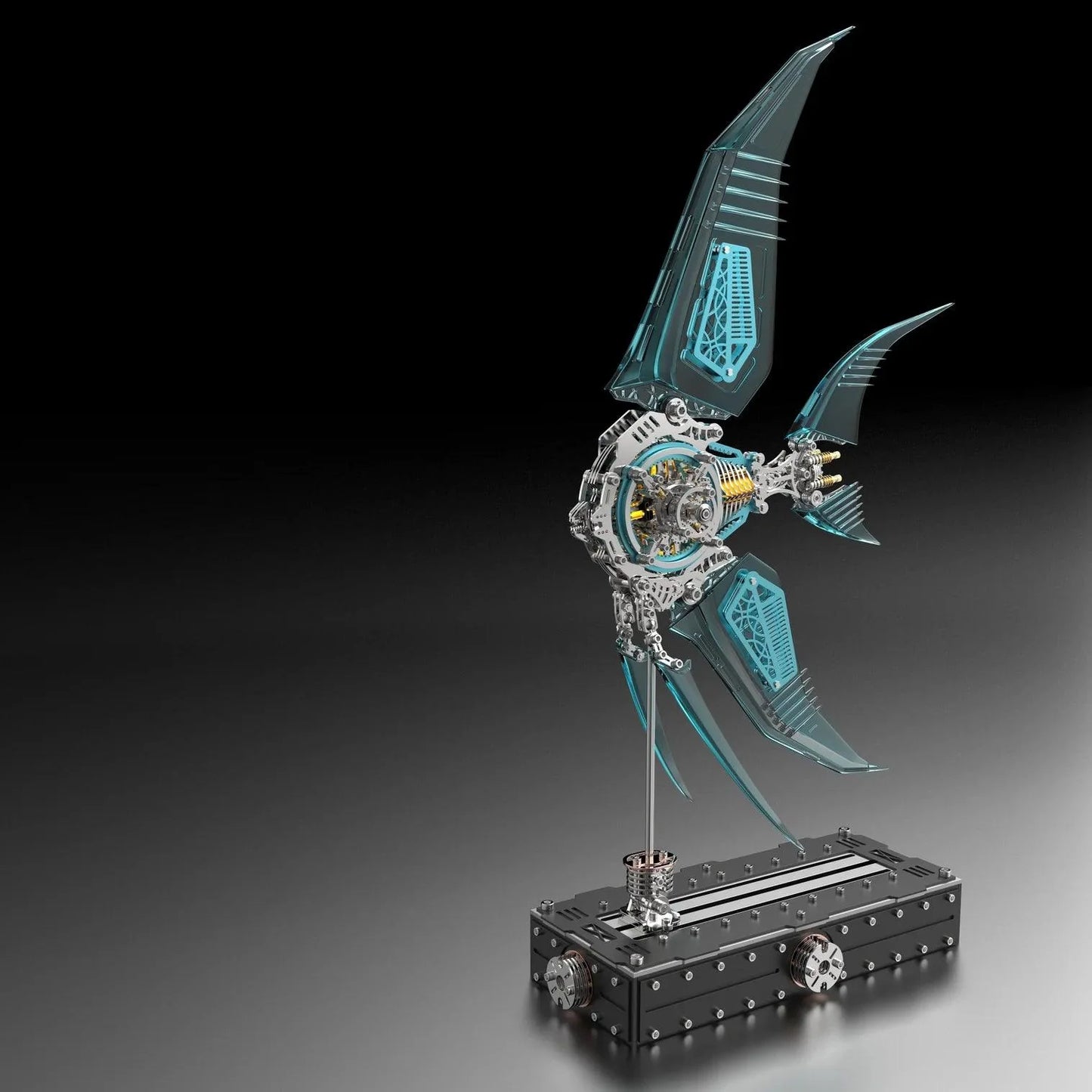 Estrelik™ | Celestial Angelfish 3D Metal Model