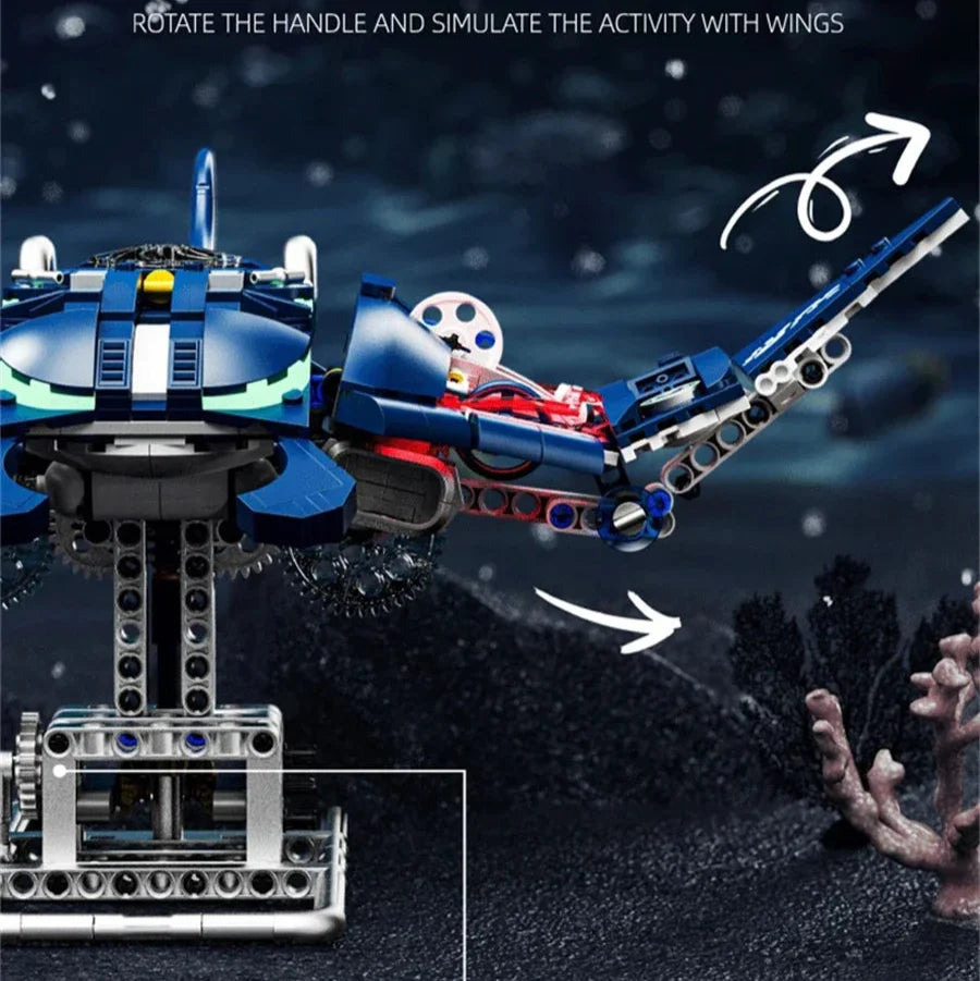 Estrelik™ | Mechanical Devil Fish Building Blocks Set