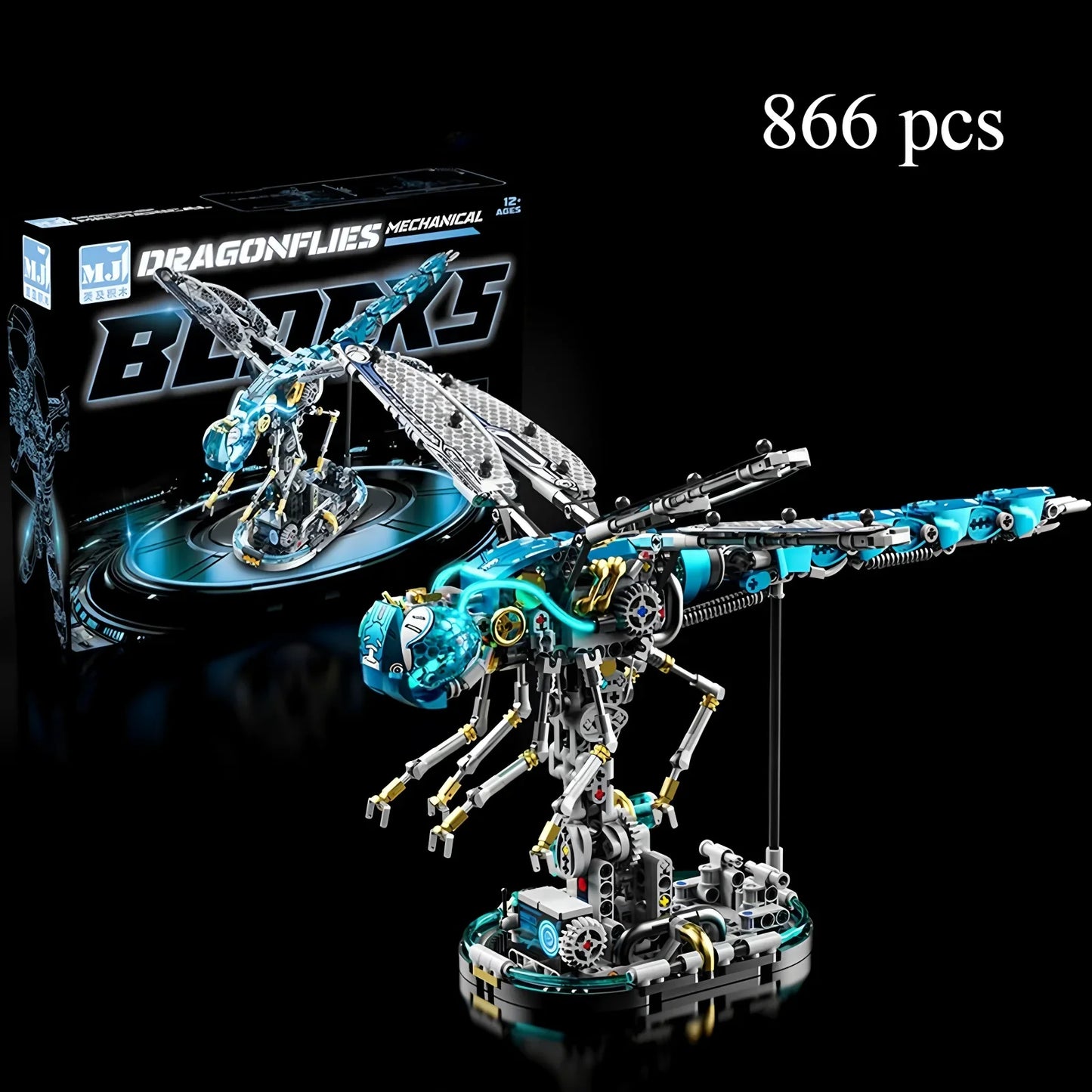 Estrelik™ | Mechanical Dragonfly Building Blocks Set