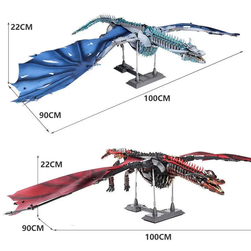 Estrelik™ | Mechanical Giant Dragon Master Building Blocks Set