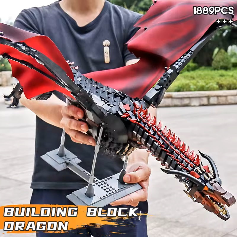 Estrelik™ | Mechanical Giant Dragon Master Building Blocks Set