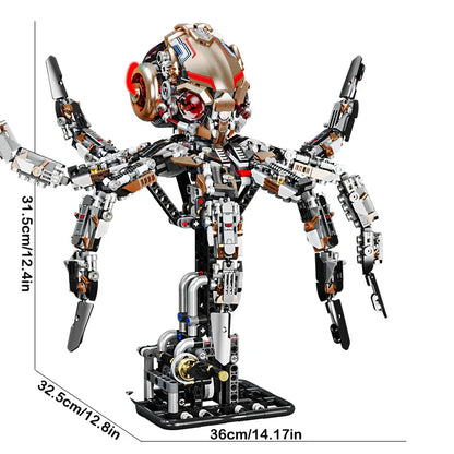 Estrelik™ | Mechanical Octopus Building Blocks Set