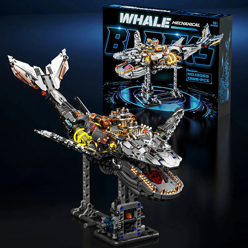 Estrelik™ | Mechanical Whale Building Blocks Set