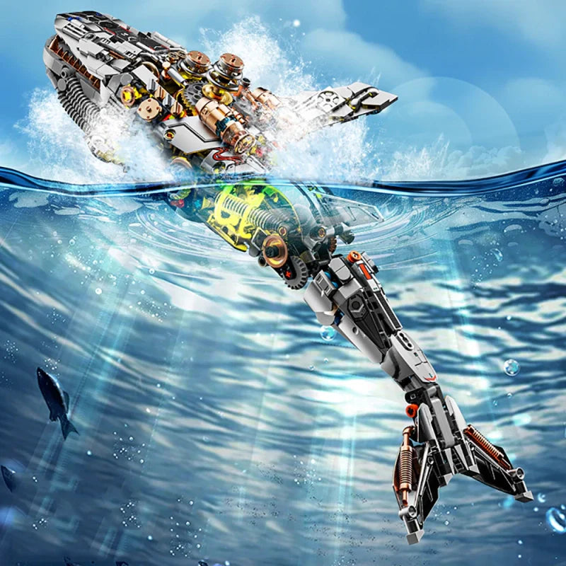 Estrelik™ | Mechanical Whale Building Blocks Set