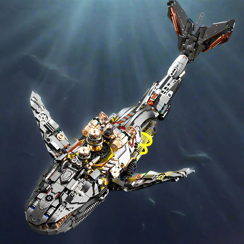 Estrelik™ | Mechanical Whale Building Blocks Set