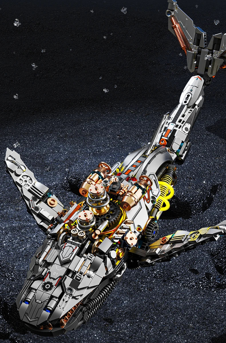 Estrelik™ | Mechanical Whale Building Blocks Set