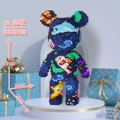 Estrelik™ | 3688 Piece Oversized Bear Character DIY Gift Model - Building Blocks Set