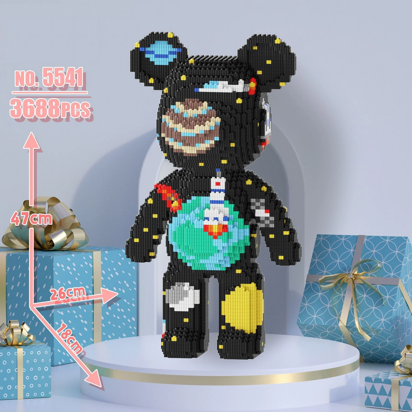Estrelik™ | 3688 Piece Oversized Bear Character DIY Gift Model - Building Blocks Set