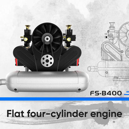 Estrelik™ | DIY 4 Cylinder Four-Stroke 14cc Nitro H4 Engine Model Kit FS-B400