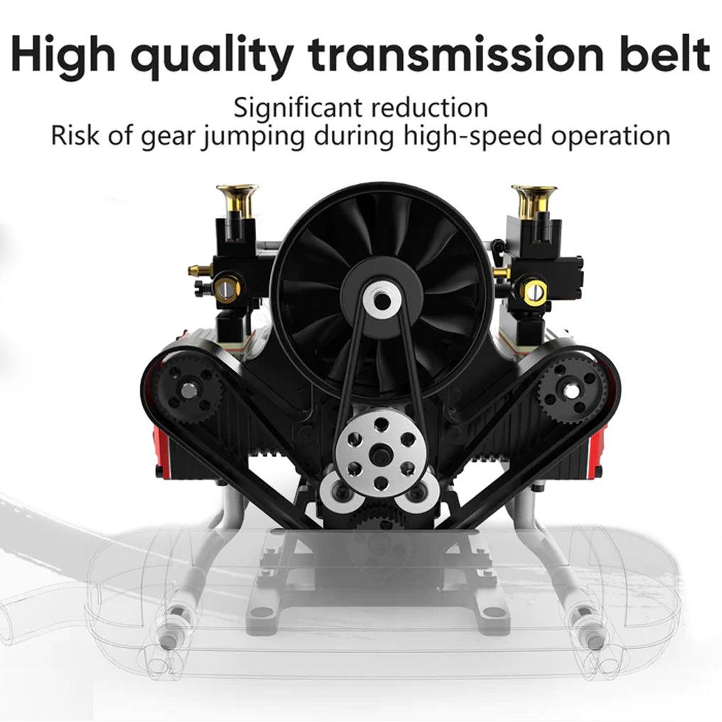 Estrelik™ | DIY 4 Cylinder Four-Stroke 14cc Nitro H4 Engine Model Kit FS-B400