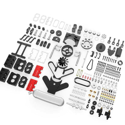 Estrelik™ | DIY 4 Cylinder Four-Stroke 14cc Nitro H4 Engine Model Kit FS-B400
