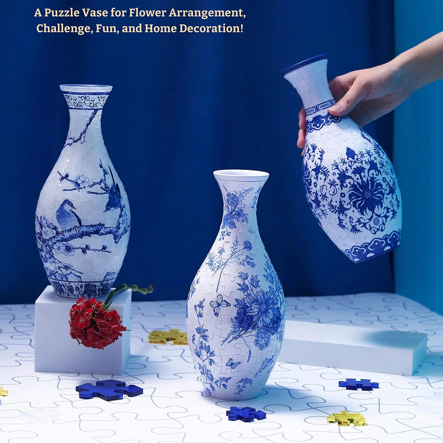 Estrelik™ | Creative 3D Puzzle Flower Vase