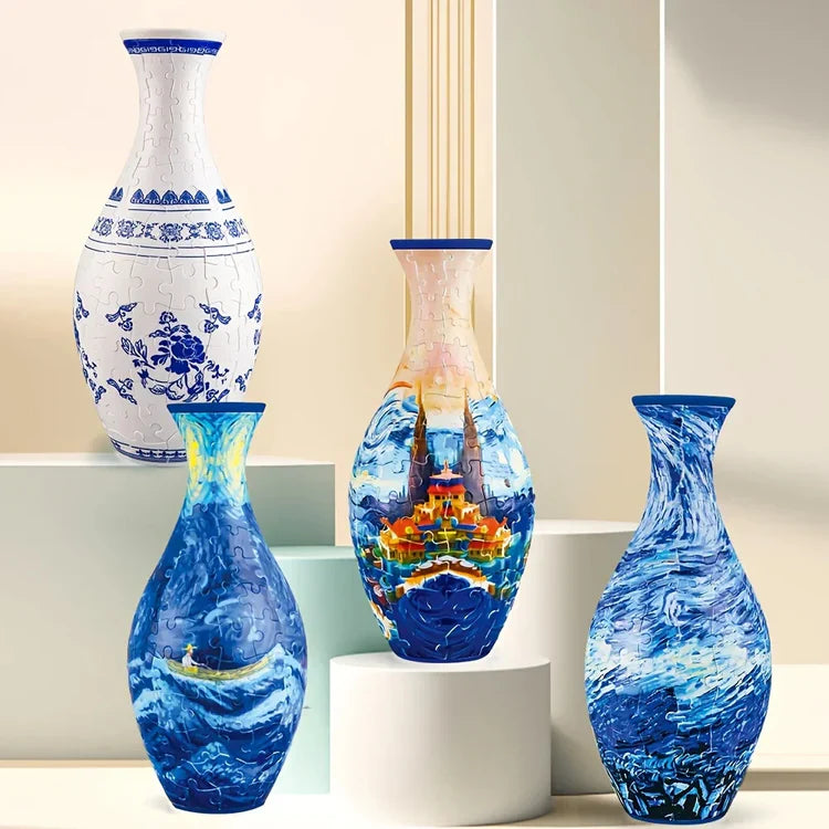 Estrelik™ | Creative 3D Puzzle Flower Vase