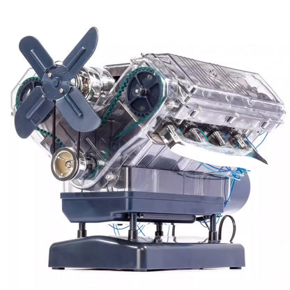 Estrelik™ | DIY Mini V8 Engine Model Kit Working Miniature Motor