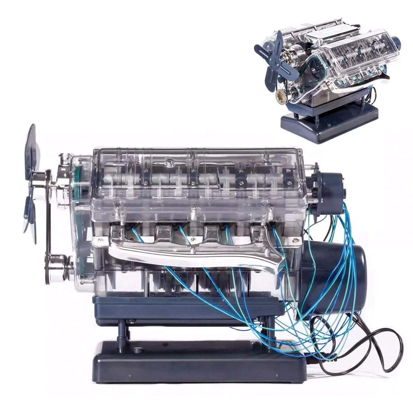 Estrelik™ | DIY Mini V8 Engine Model Kit Working Miniature Motor
