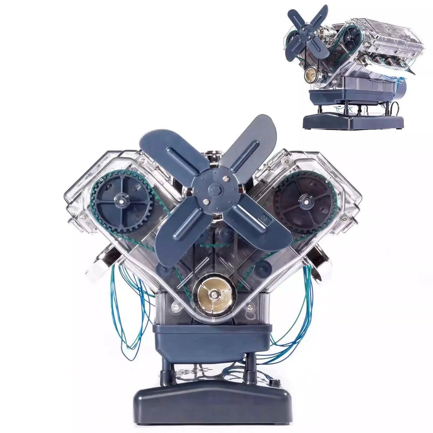 Estrelik™ | DIY Mini V8 Engine Model Kit Working Miniature Motor