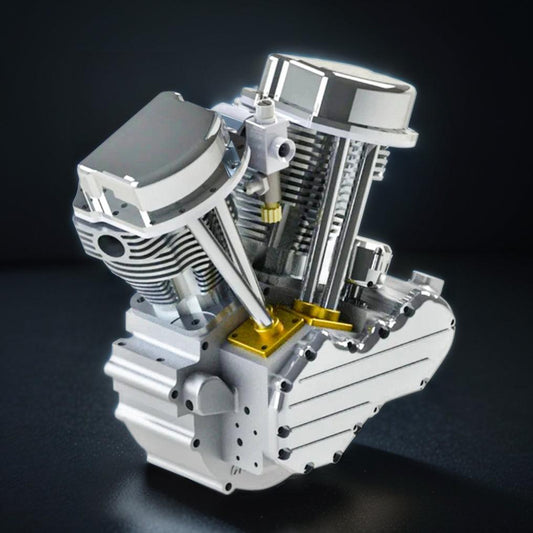 Estrelik™ | DIY Motorcycle V2 9cc Air-Cooled Gasoline V-Twin Dual Cylinder 4-Stroke Engine FG-VT9