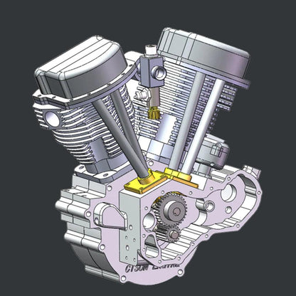 Estrelik™ | DIY Motorcycle V2 9cc Air-Cooled Gasoline V-Twin Dual Cylinder 4-Stroke Engine FG-VT9