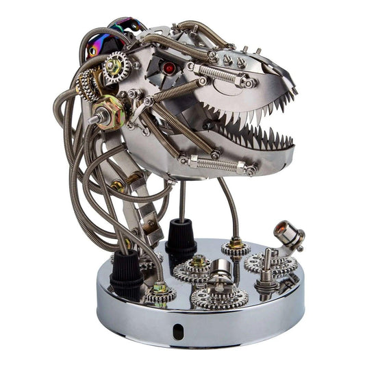 Estrelik™ | CHRONOS PREDATOR Steampunk T-Rex Head Mechanical Model Kit