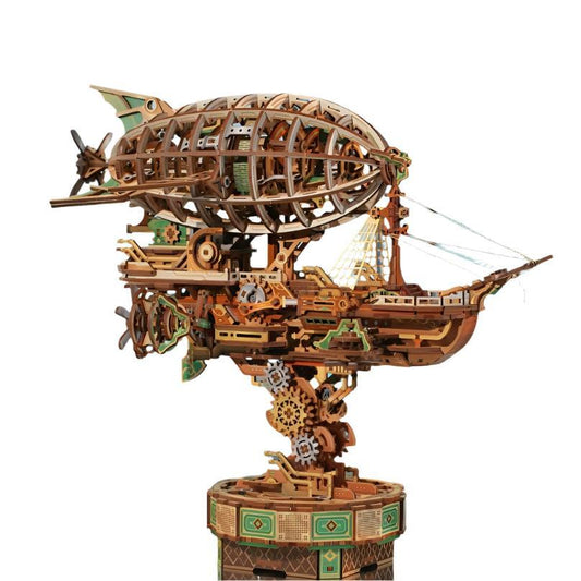 Estrelik™ | Sailing In Fog - 3D Mechanical Airship Puzzle