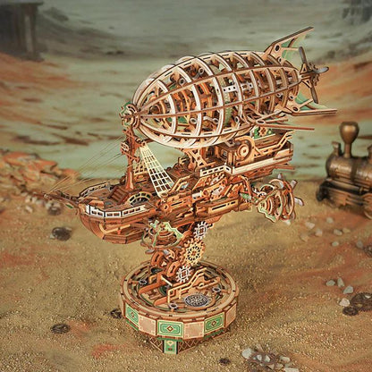 Estrelik™ | Sailing In Fog - 3D Mechanical Airship Puzzle