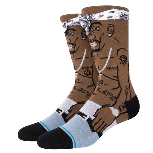 Tupac Shakur Resurrected Crew Socks