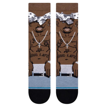 Tupac Shakur Resurrected Crew Socks