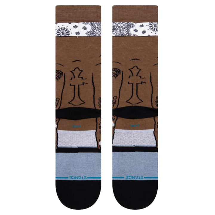Tupac Shakur Resurrected Crew Socks