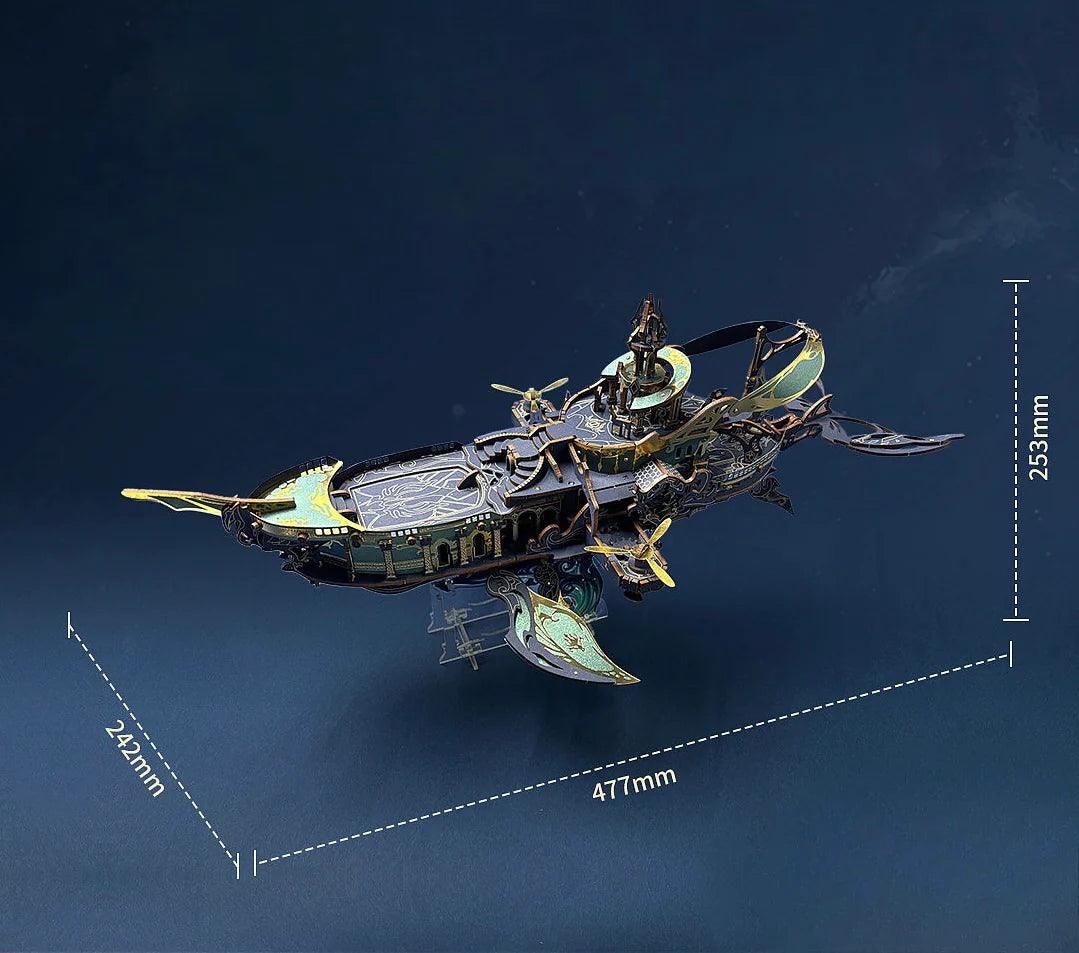 Estrelik™ | Stellar Abyss Voyager 3D Wooden Puzzle