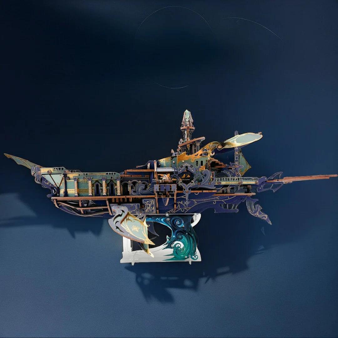 Estrelik™ | Stellar Abyss Voyager 3D Wooden Puzzle