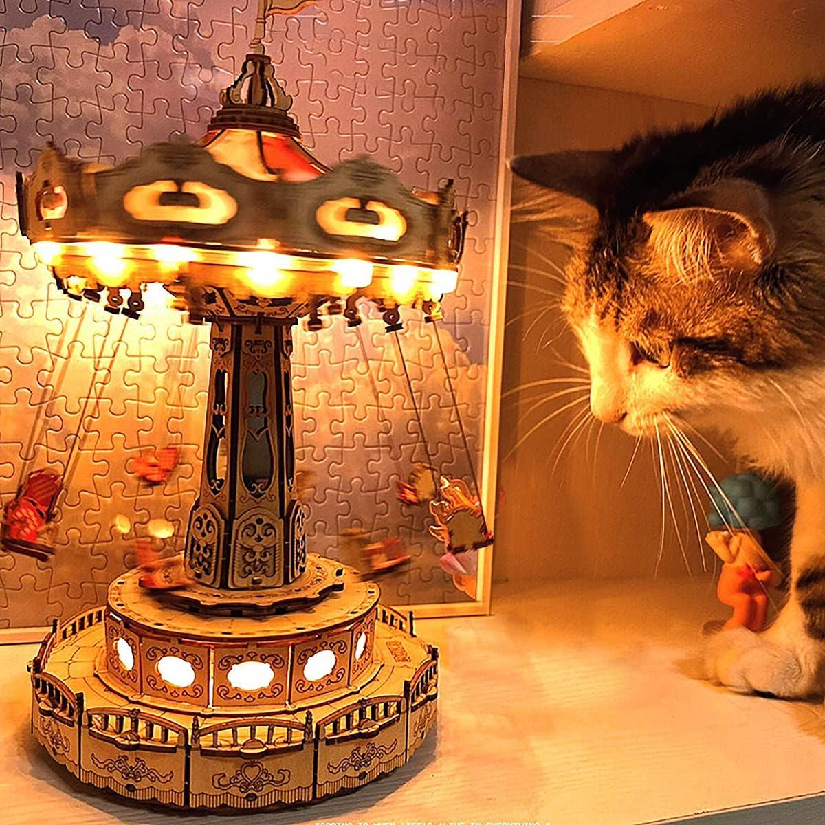 Estrelik™ | Enchanted Carousel Swing Ride Music Box