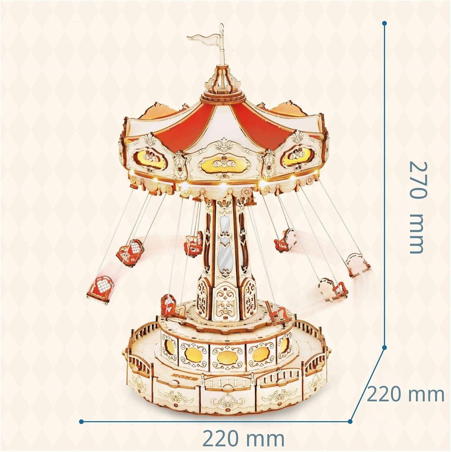 Estrelik™ | Enchanted Carousel Swing Ride Music Box
