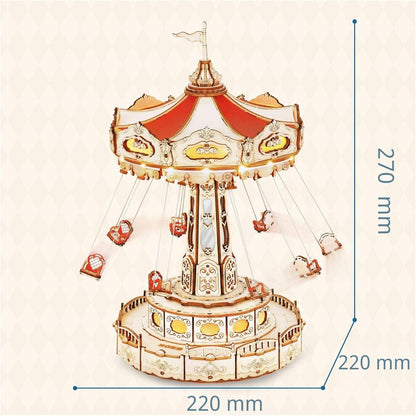 Estrelik™ | Enchanted Carousel Swing Ride Music Box