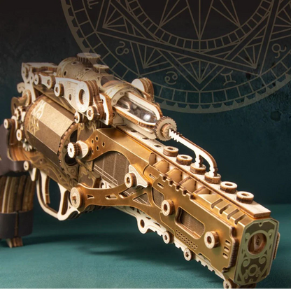 Estrelik™ | Steampunk Revolution 3D Mechanical Revolver Puzzle
