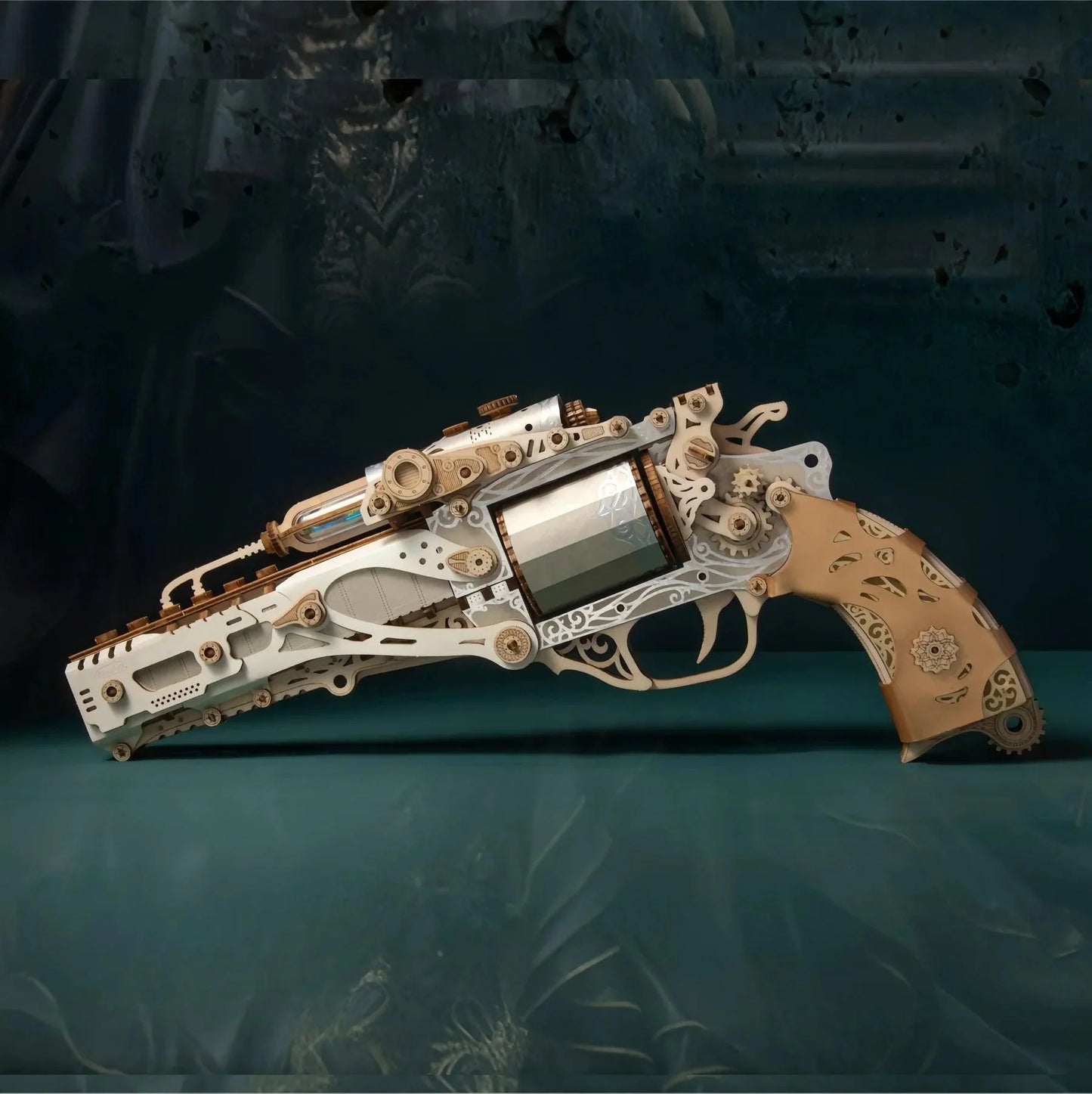Estrelik™ | Steampunk Revolution 3D Mechanical Revolver Puzzle