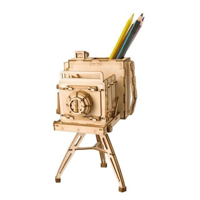 Estrelik™ | Vintage Camera 3D Wooden Puzzle